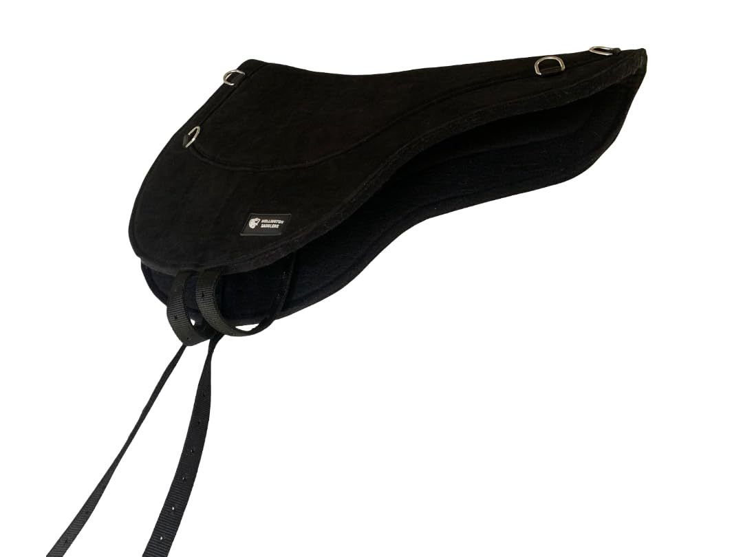 Suede Wool Felt Contoured Full Size Bareback Pad X35609