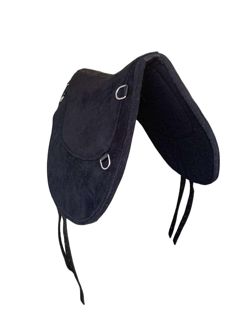 Suede Wool Felt Contoured Full Size Bareback Pad X35609
