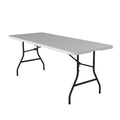 6FT Heavy Duty Folding Plastic Table with Handle O552361