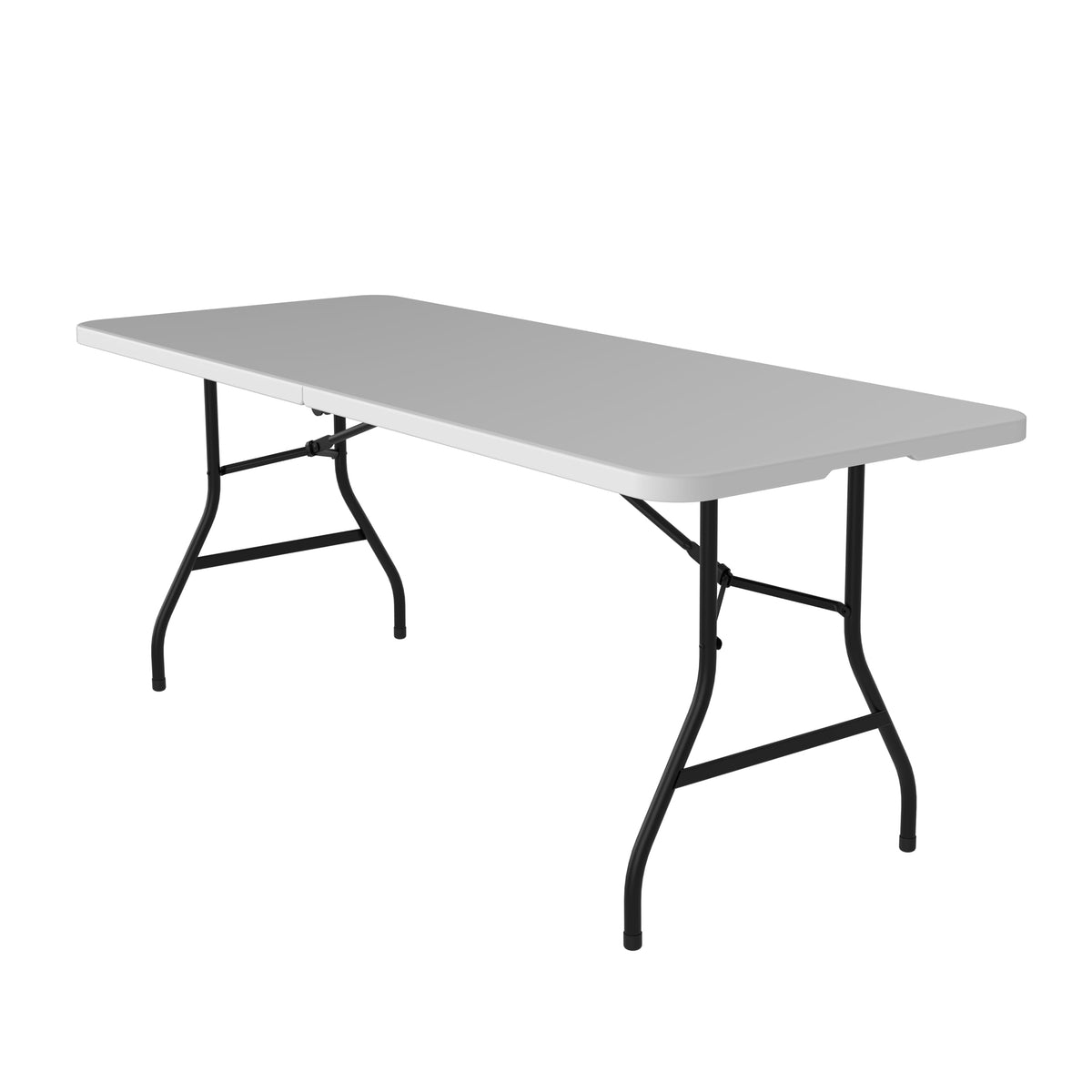 6FT Heavy Duty Folding Plastic Table with Handle O552361