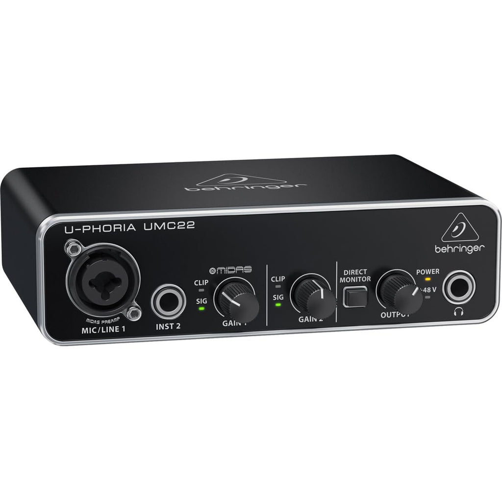USB Audio Interface with Mic Preamplifier F3728
