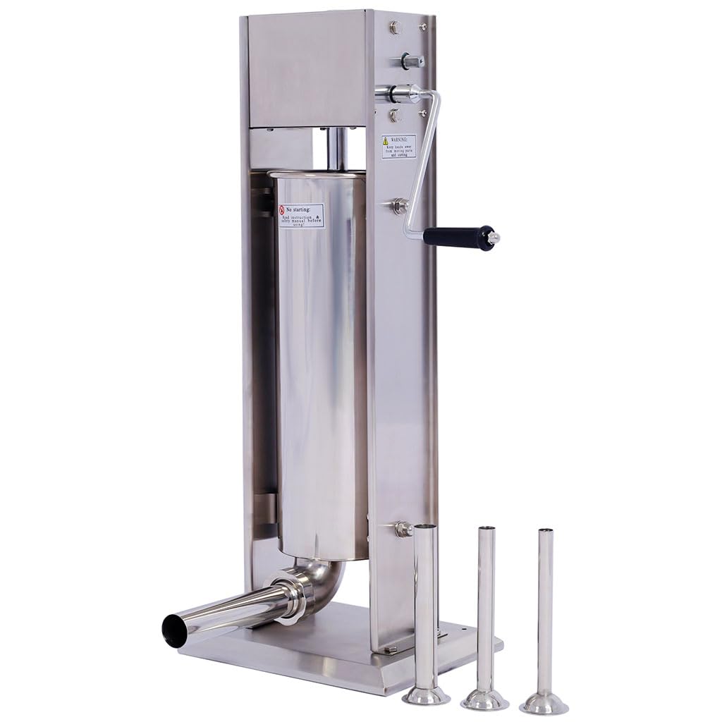 7L Stainless Steel Vertical Sausage Stuffer Q7632