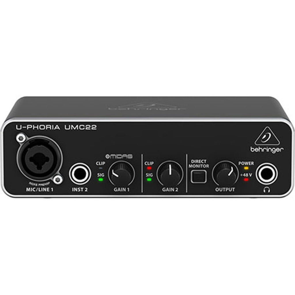 USB Audio Interface with Mic Preamplifier F3728