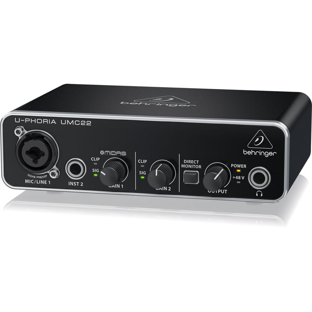 USB Audio Interface with Mic Preamplifier F3728