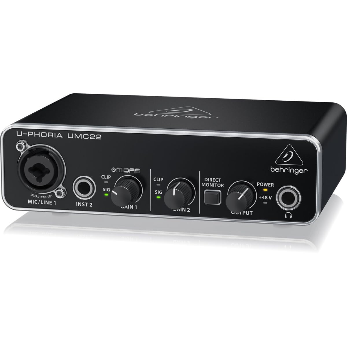 USB Audio Interface with Mic Preamplifier F3728