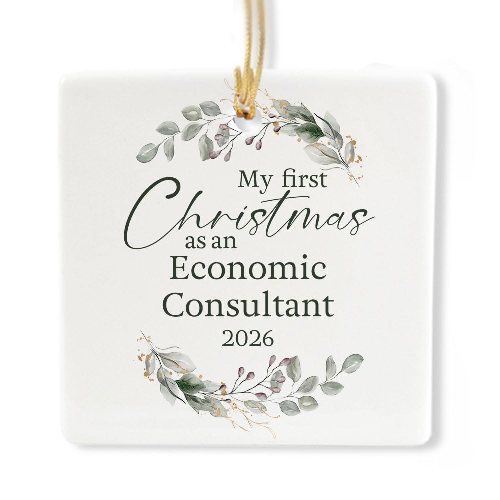 Ceramic 3-inch Square-Shaped Ornament Y5208