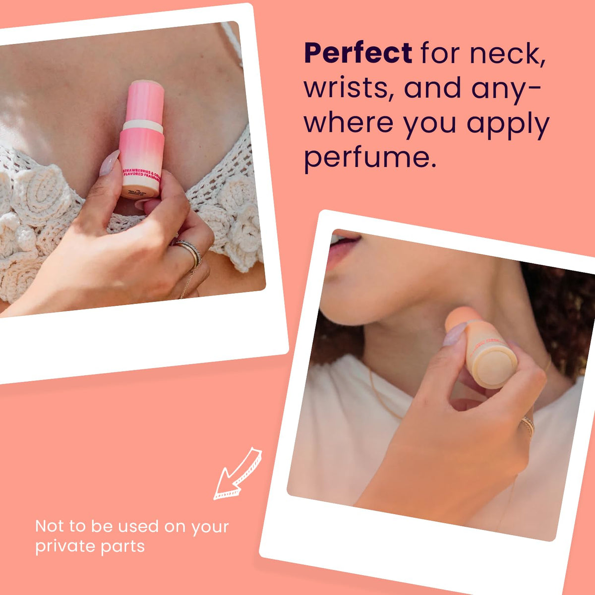 Portable Strawberries & Cream Perfume Stick U656