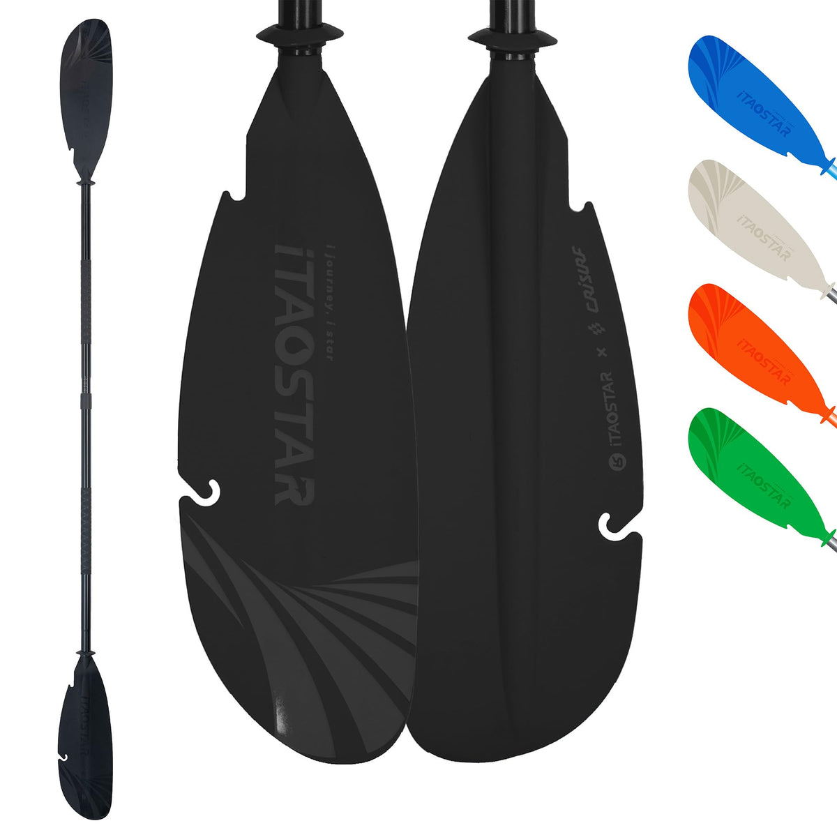 Adjustable Aluminum Kayak Paddle with Drip Rings I3740