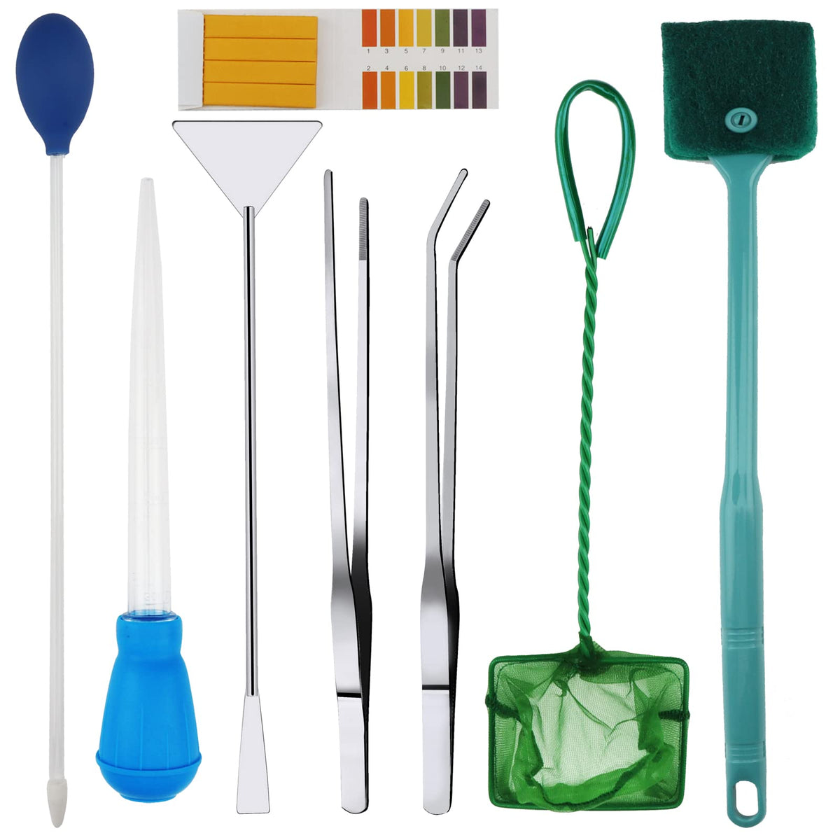 8 in 1 Stainless Steel Aquarium Cleaning Tools C4327