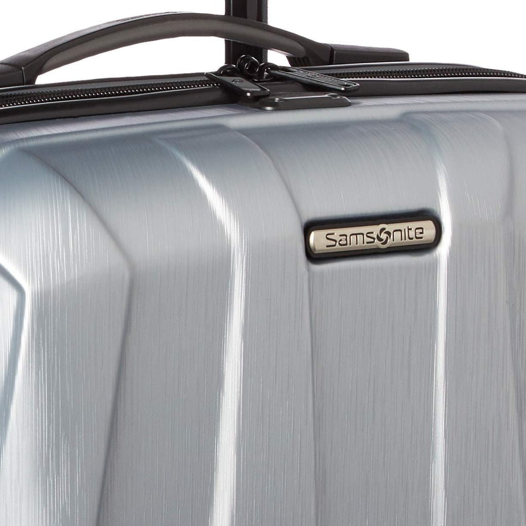 Hardside Expandable Spinner Luggage Silver Carry-On 20-Inch M360