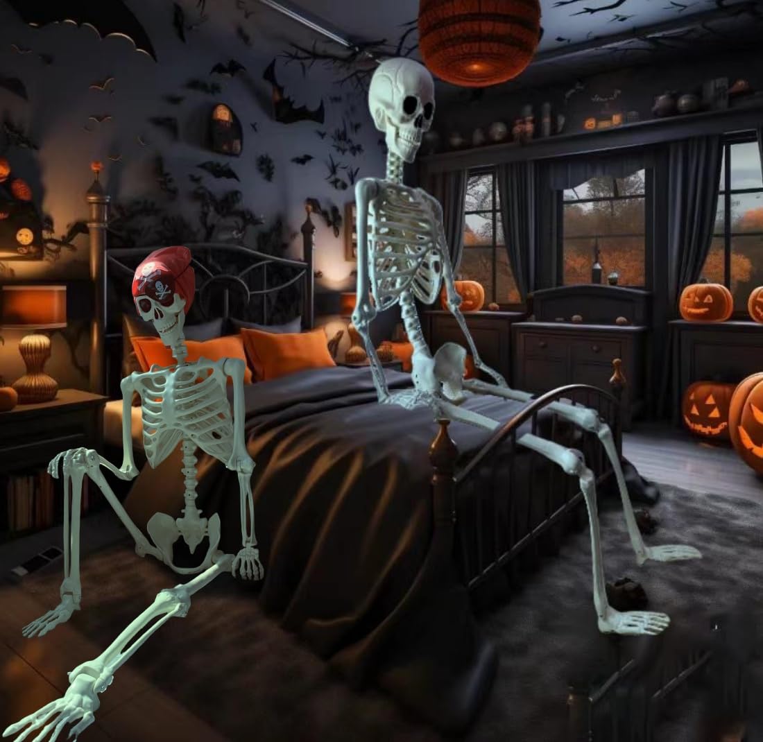 Life Size Posable Skeleton Decoration J3835