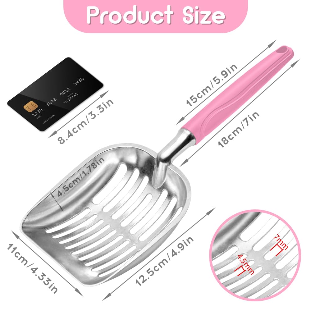 Metal Cat Litter Scoop with Deep Mesh E5547