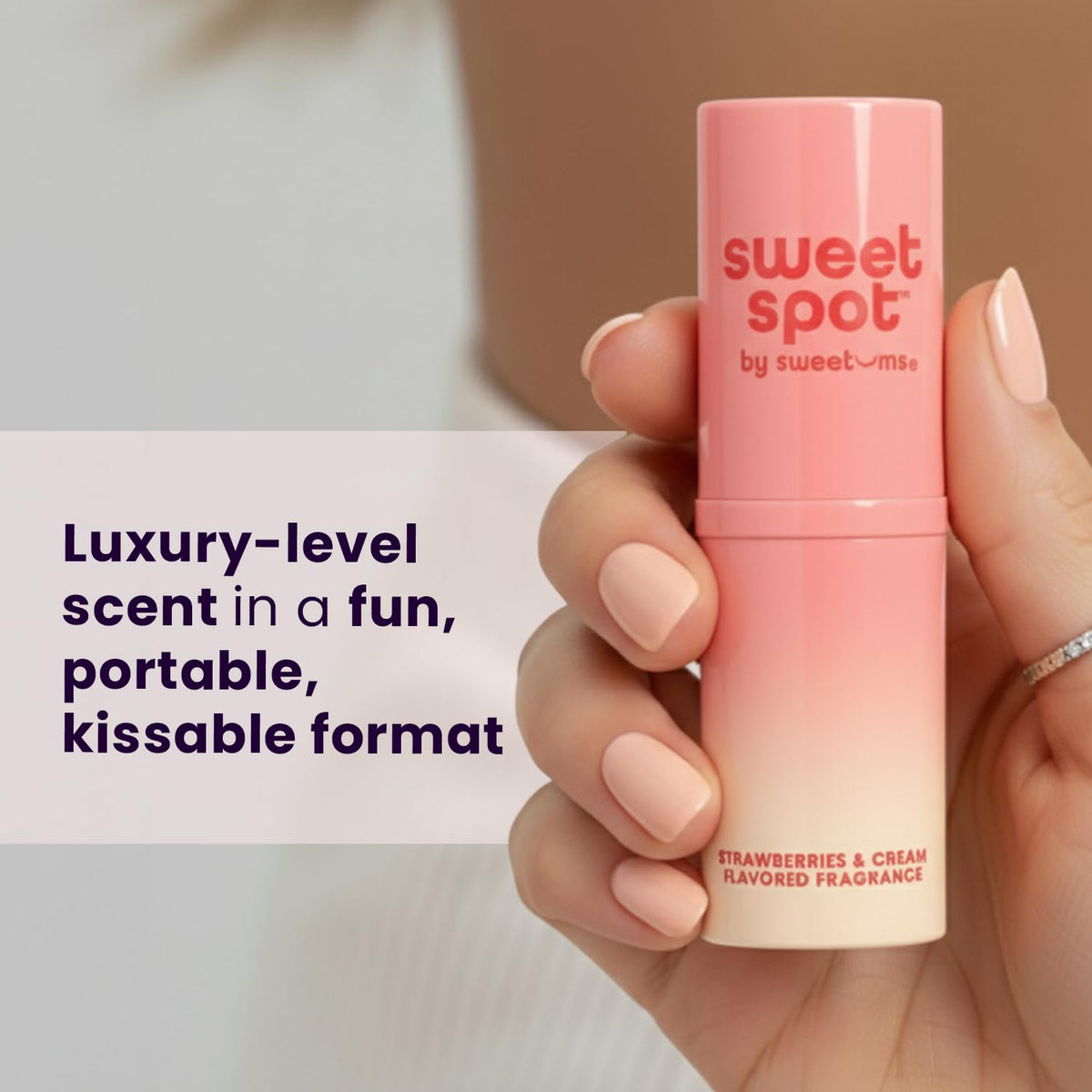 Portable Strawberries & Cream Perfume Stick U656