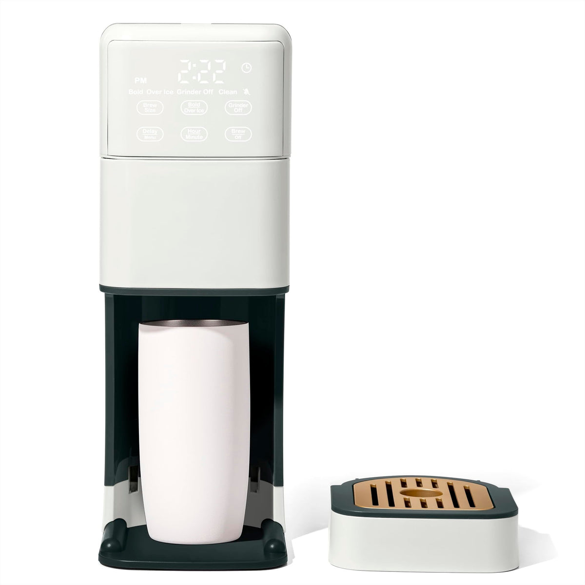Single Serve Coffee Maker with Burr Grinder Q253