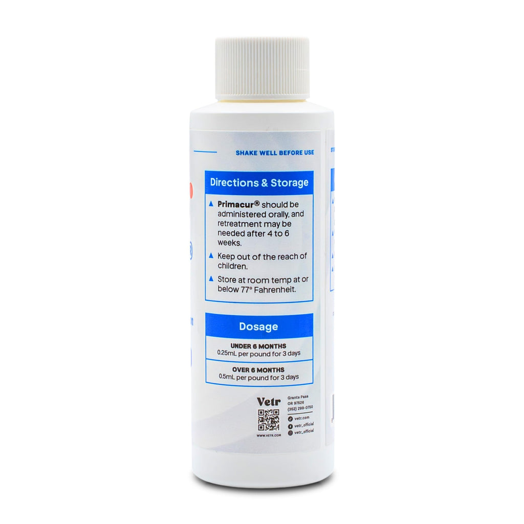 Broad-Spectrum Oral Suspension 10% for Dogs and Cats 120ML/4.1oz Bacon Flavor U26624