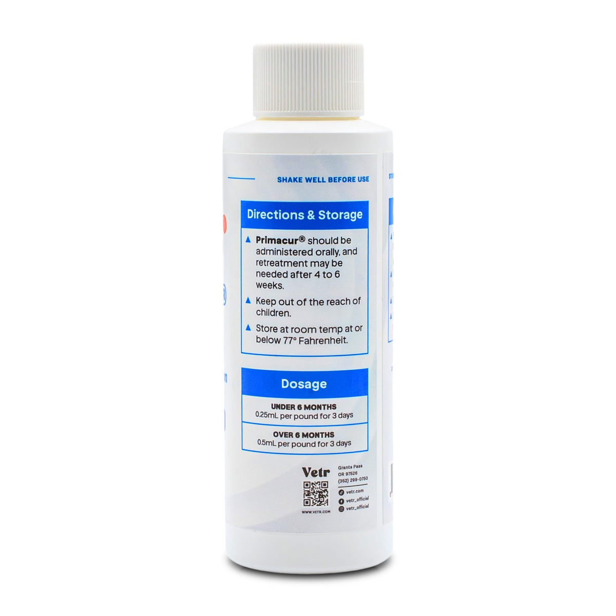 Broad-Spectrum Oral Suspension 10% for Dogs and Cats 120ML/4.1oz Bacon Flavor U26624