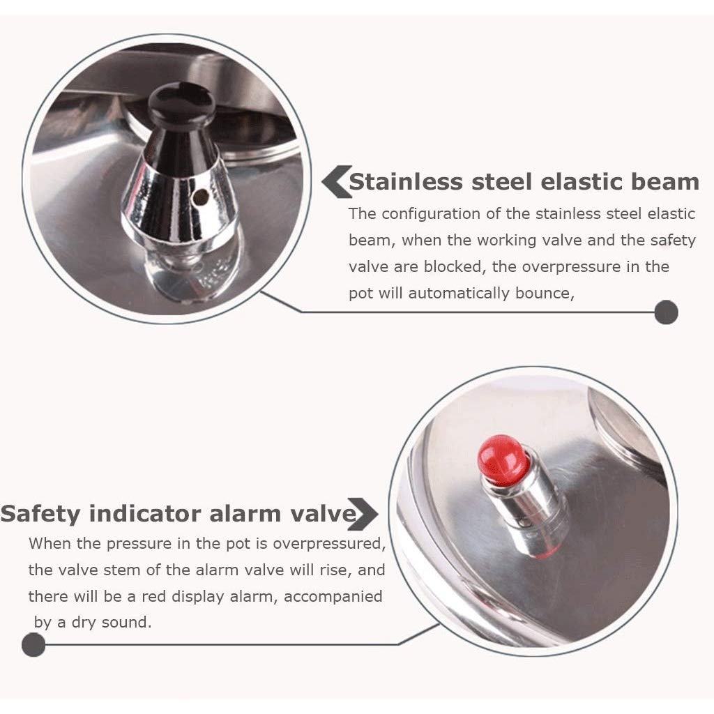 Aluminum Non-Stick Pressure Cooker 2L D808