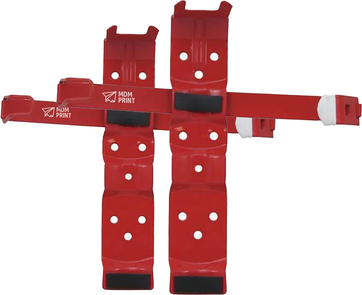 Red Steel Fire Extinguisher Bracket 3 in 2.5 lb F312