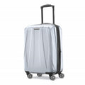 Hardside Expandable Spinner Luggage Silver Carry-On 20-Inch M360