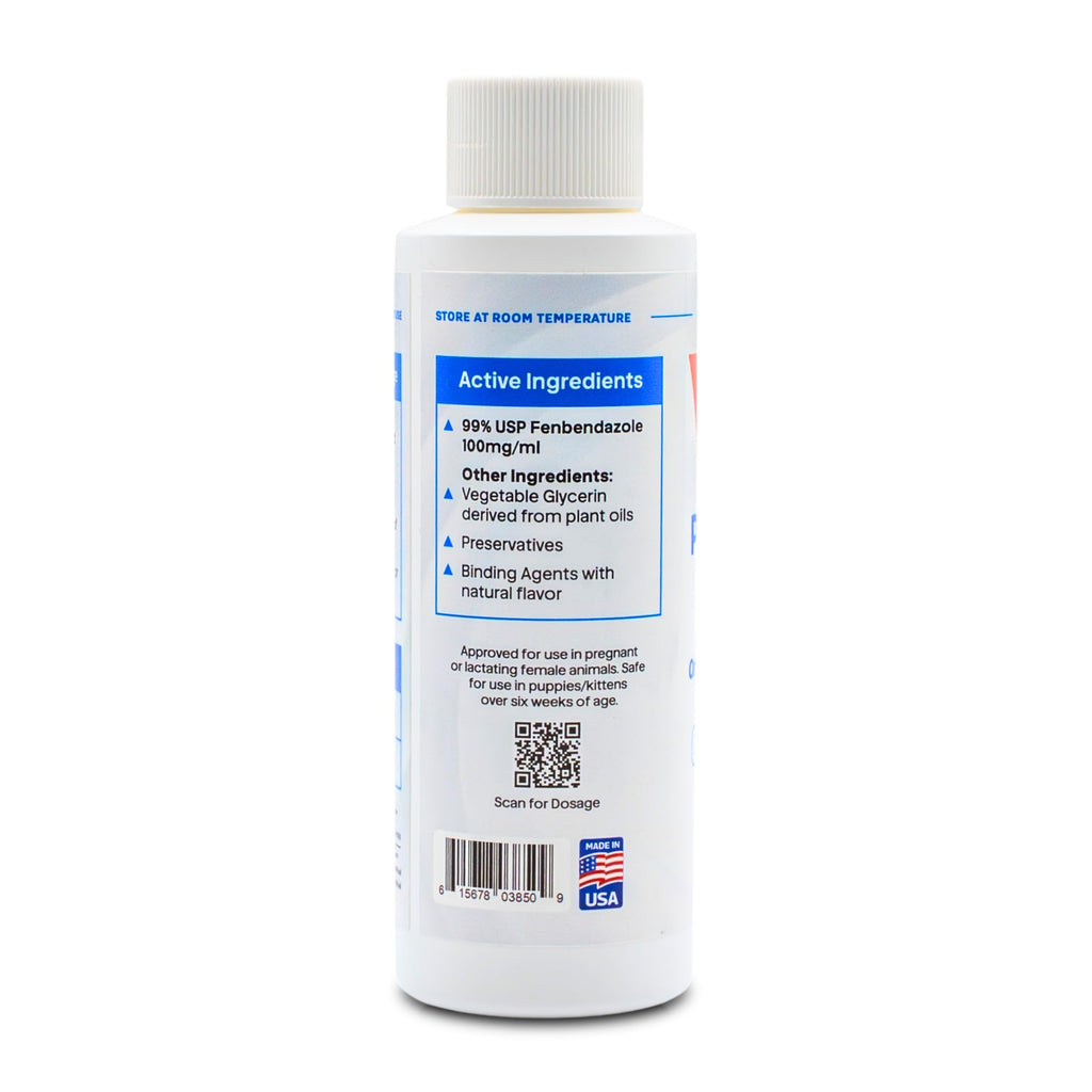 Broad-Spectrum Oral Suspension 10% for Dogs and Cats 120ML/4.1oz Bacon Flavor U26624