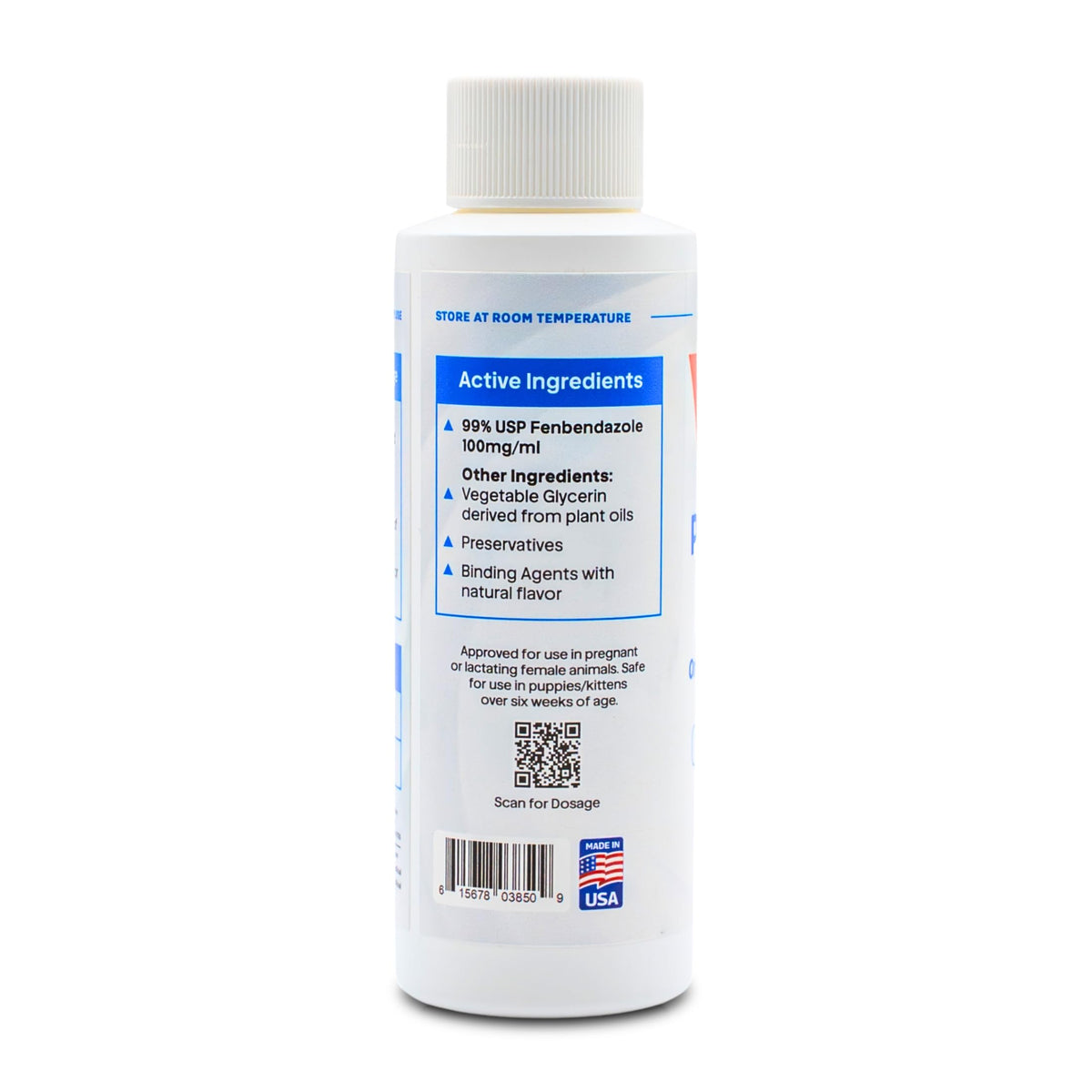 Broad-Spectrum Oral Suspension 10% for Dogs and Cats 120ML/4.1oz Bacon Flavor U26624