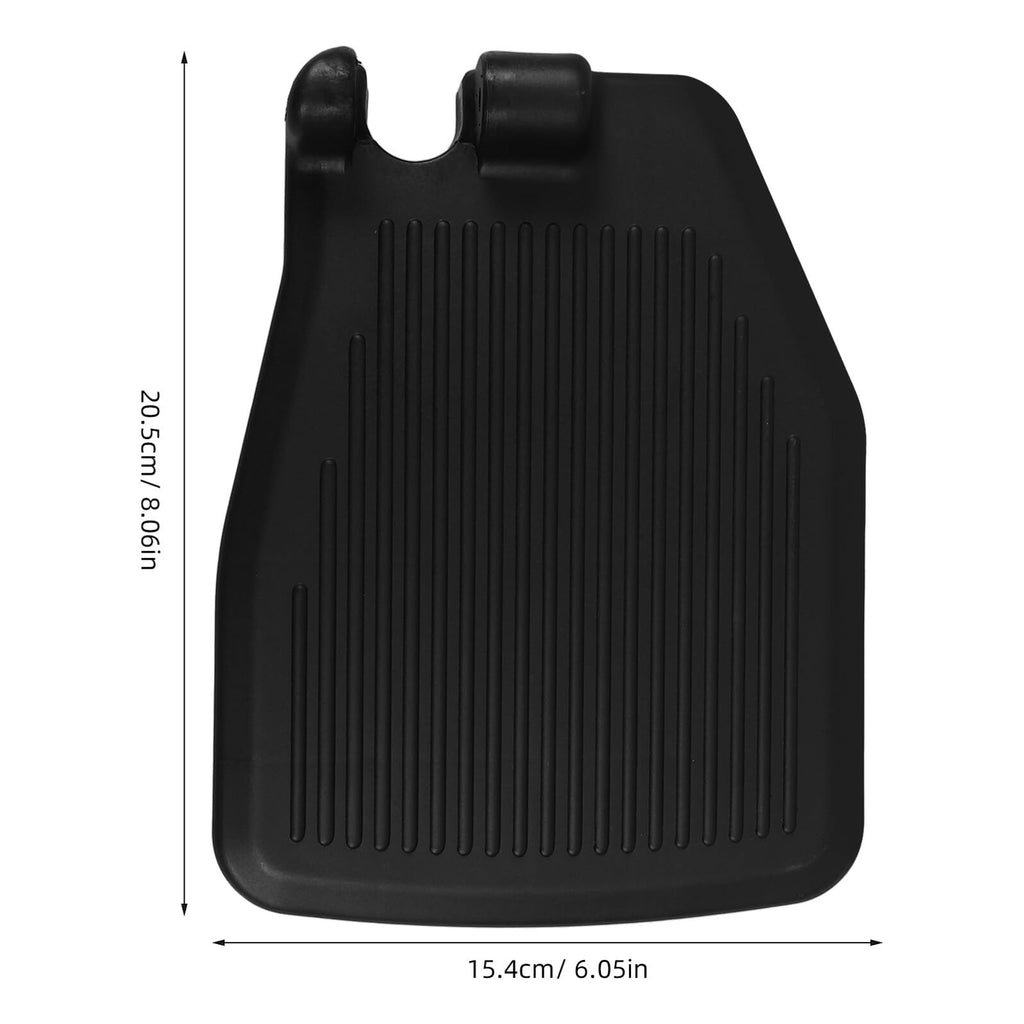 Black Plastic Wheelchair Footplates Replacement Pair Y2803