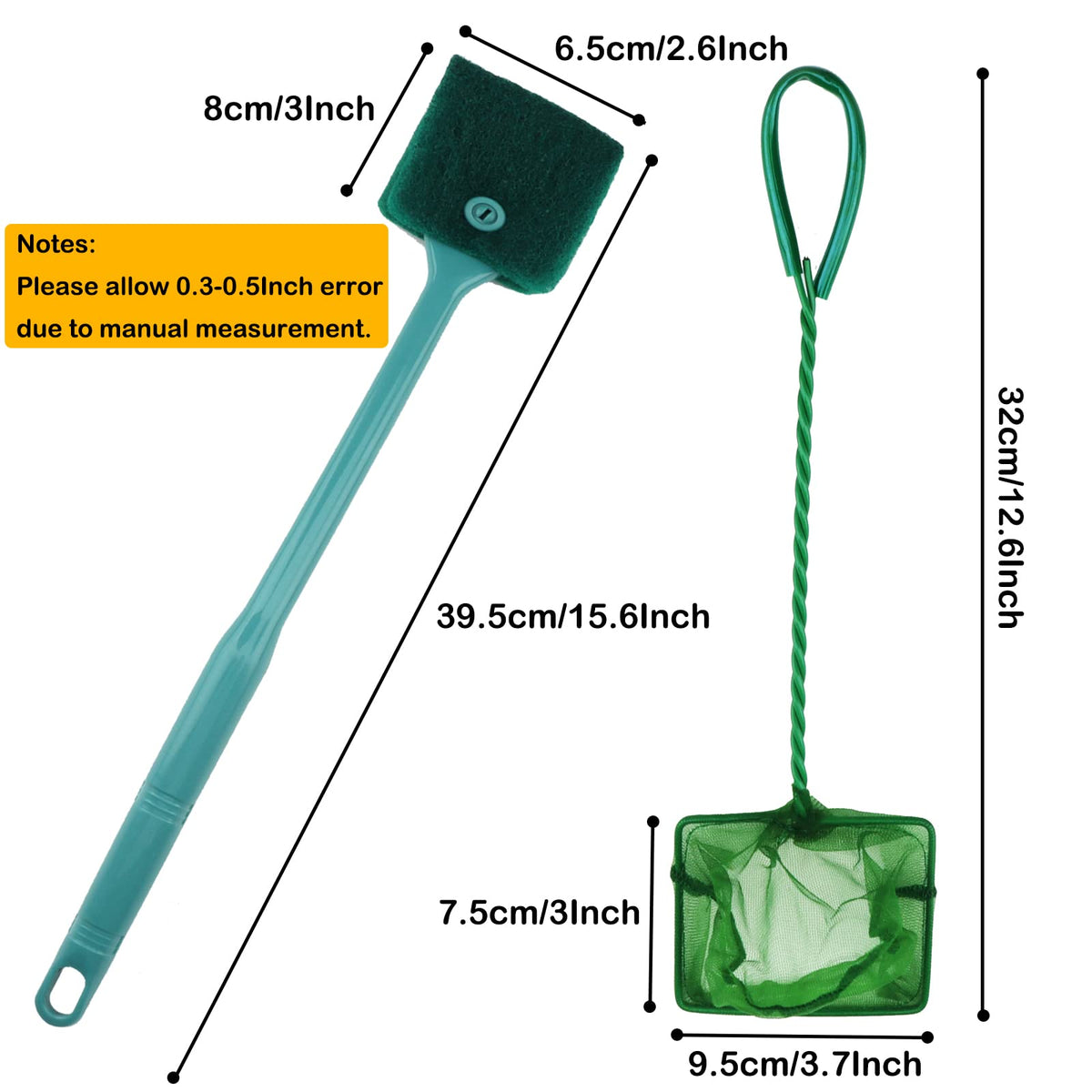 8 in 1 Stainless Steel Aquarium Cleaning Tools C4327