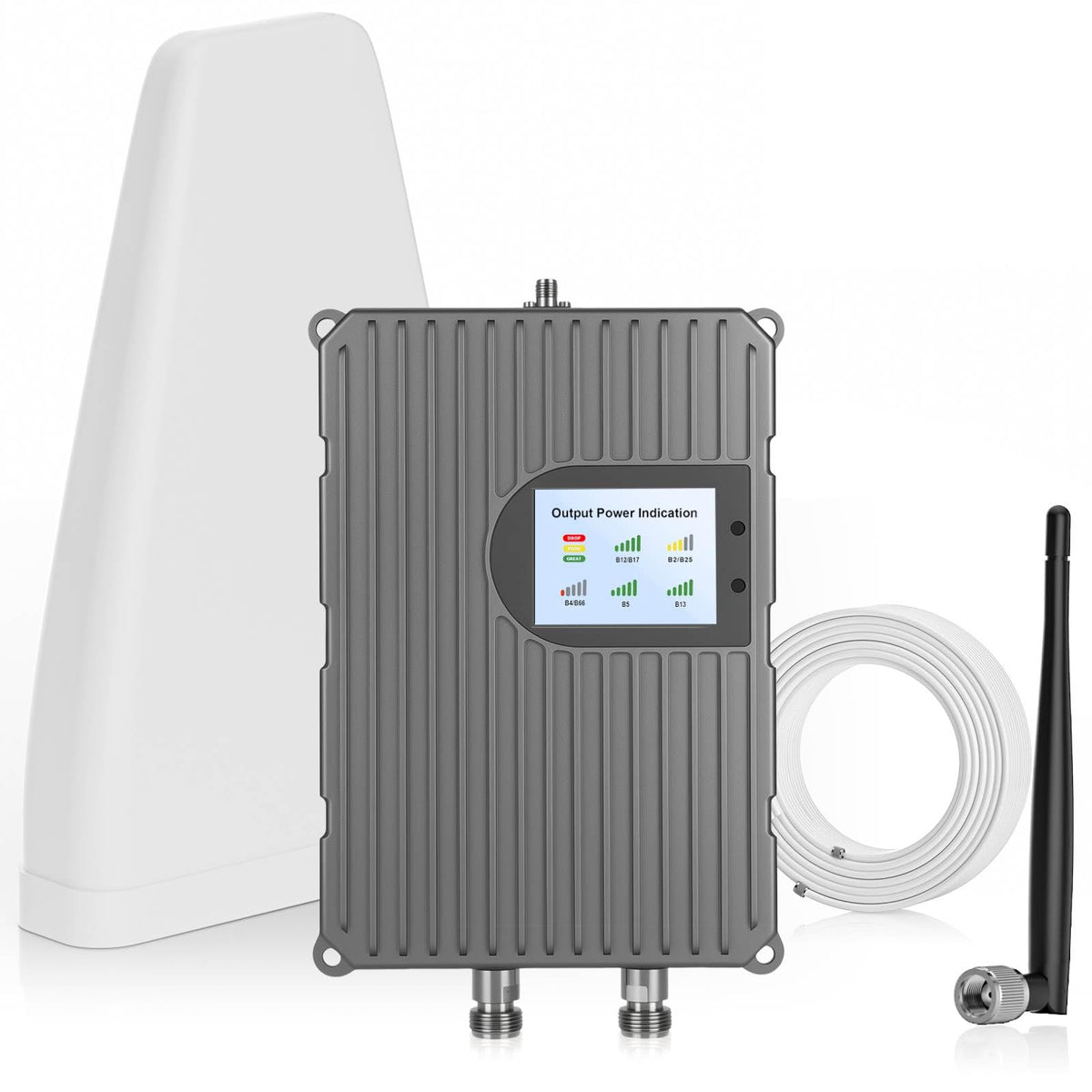 Cell Phone Signal Booster Up to 3000 Sq.Ft 4G LTE 5G Cellular Repeater Y552