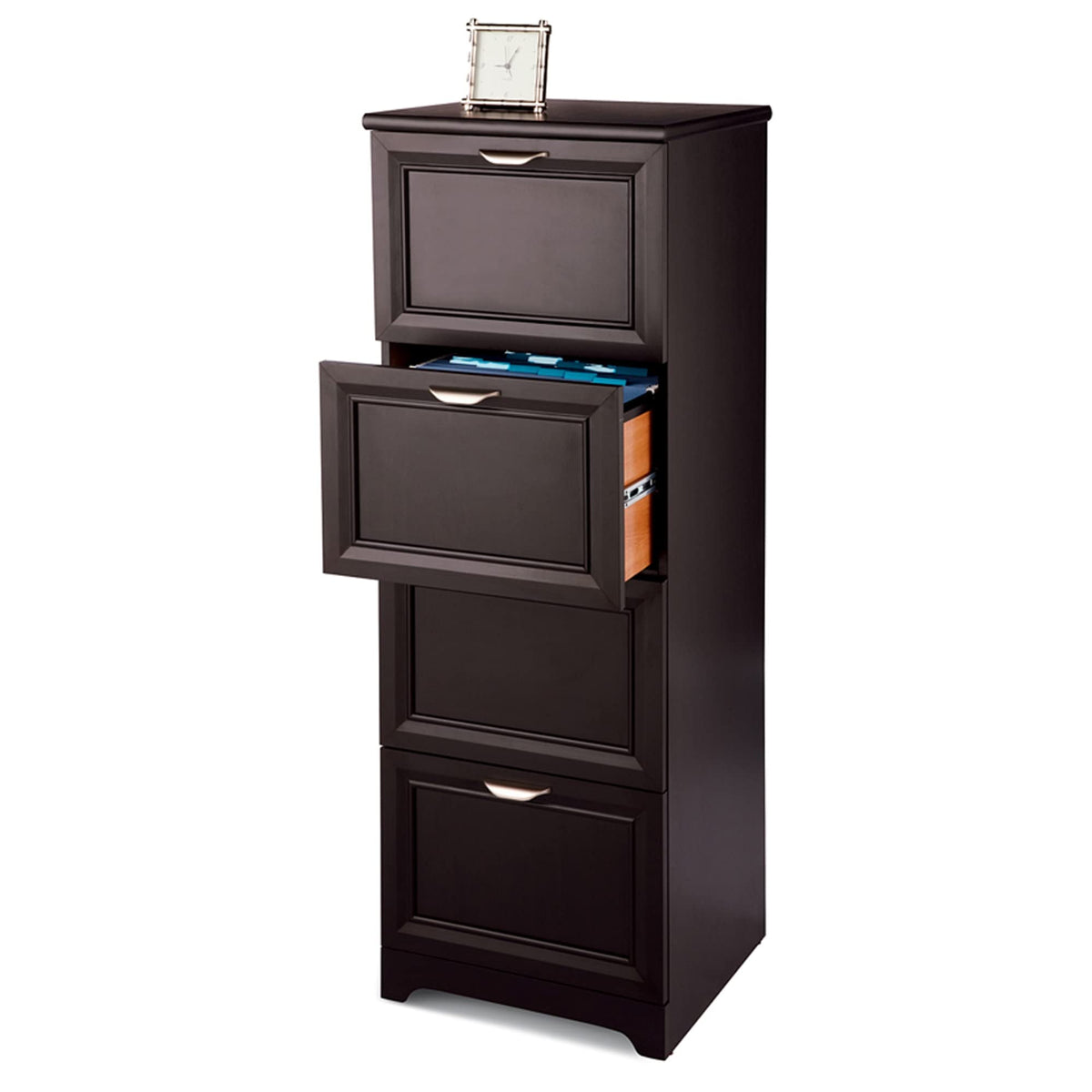 Espresso 4-Drawer Vertical File Cabinet G6994