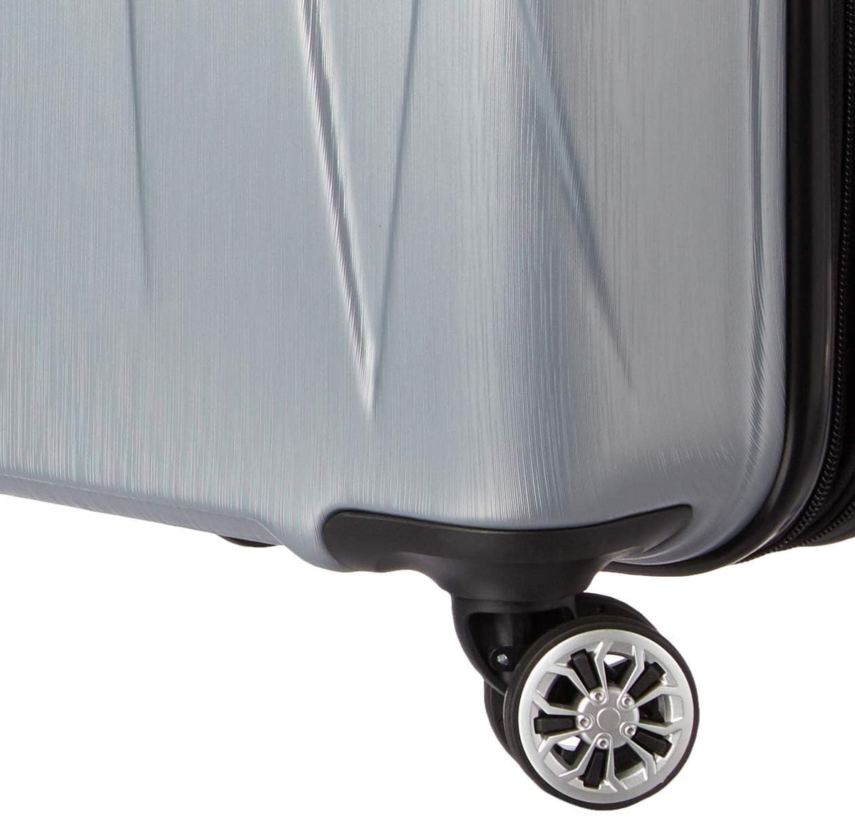 Hardside Expandable Spinner Luggage Silver Carry-On 20-Inch M360