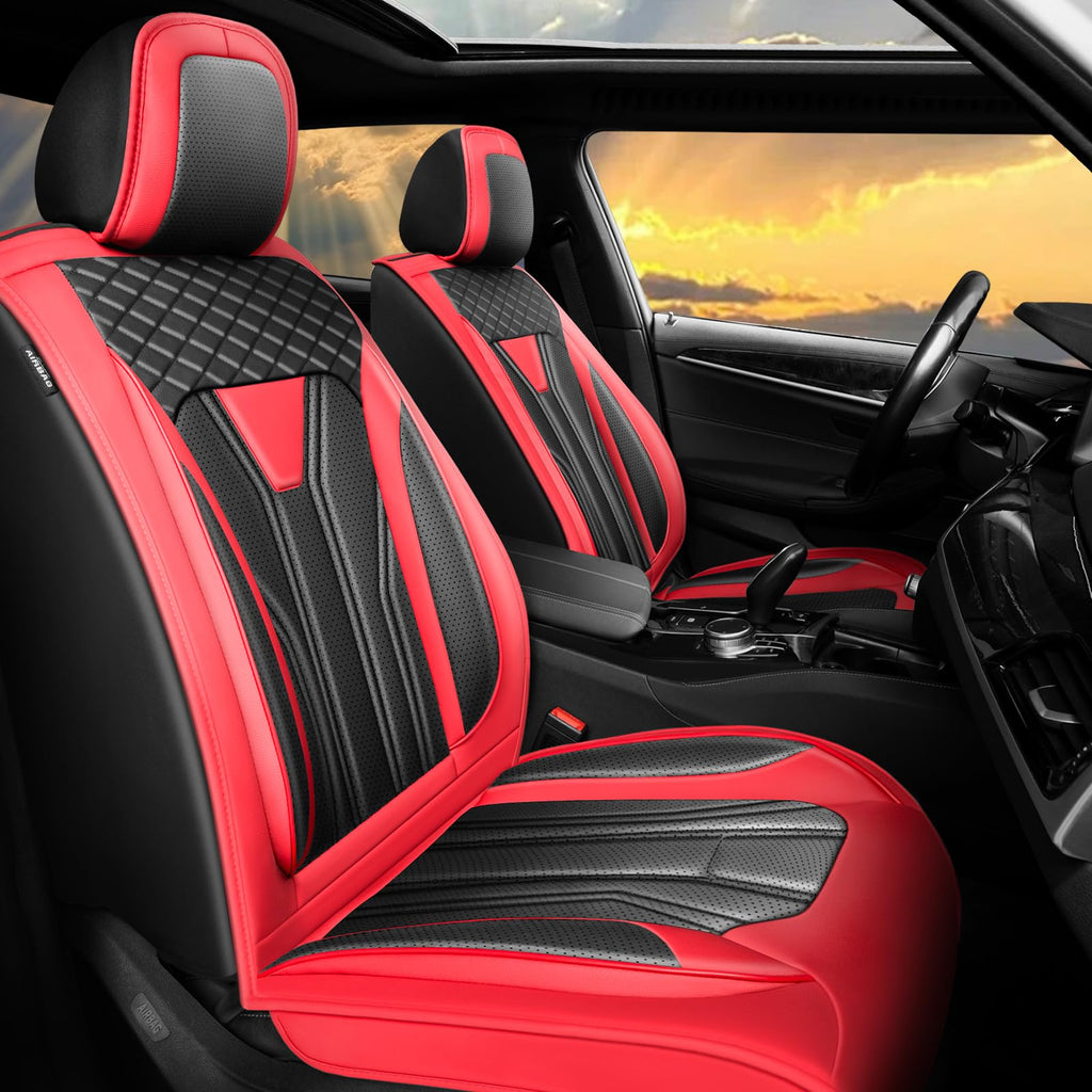 Red & Black Car Seat Covers F103