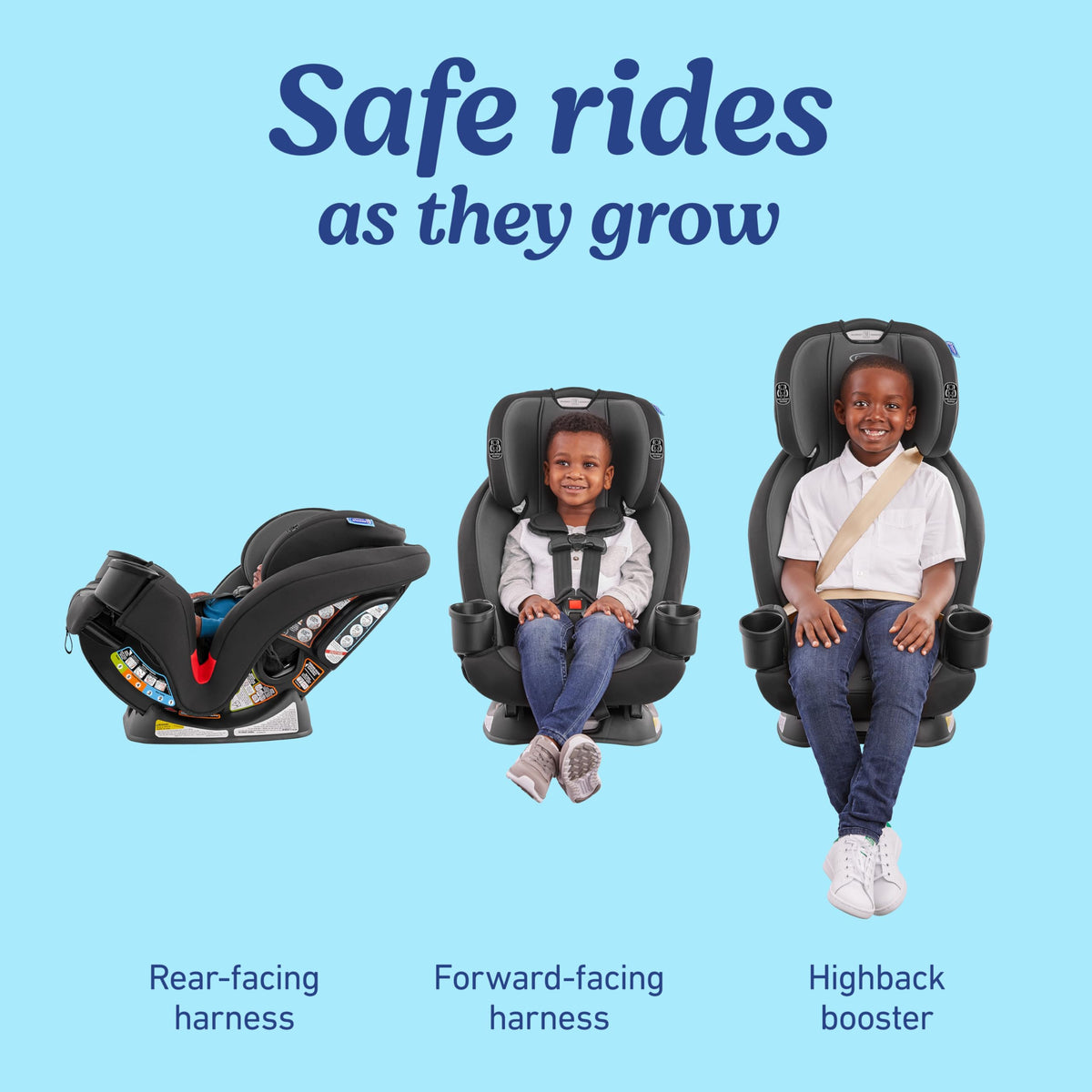 3-in-1 Convertible Car Seat Y311254