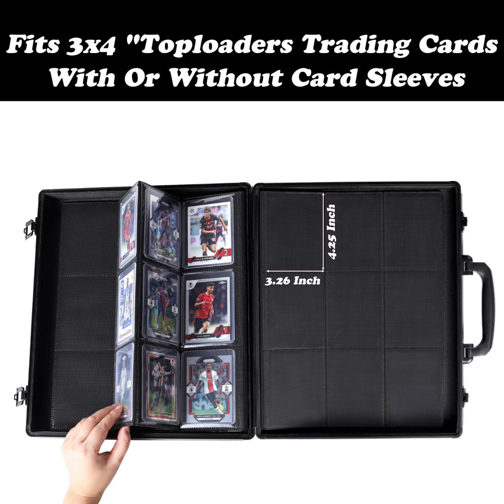 Black 216 Toploader Trading Card Binder F595
