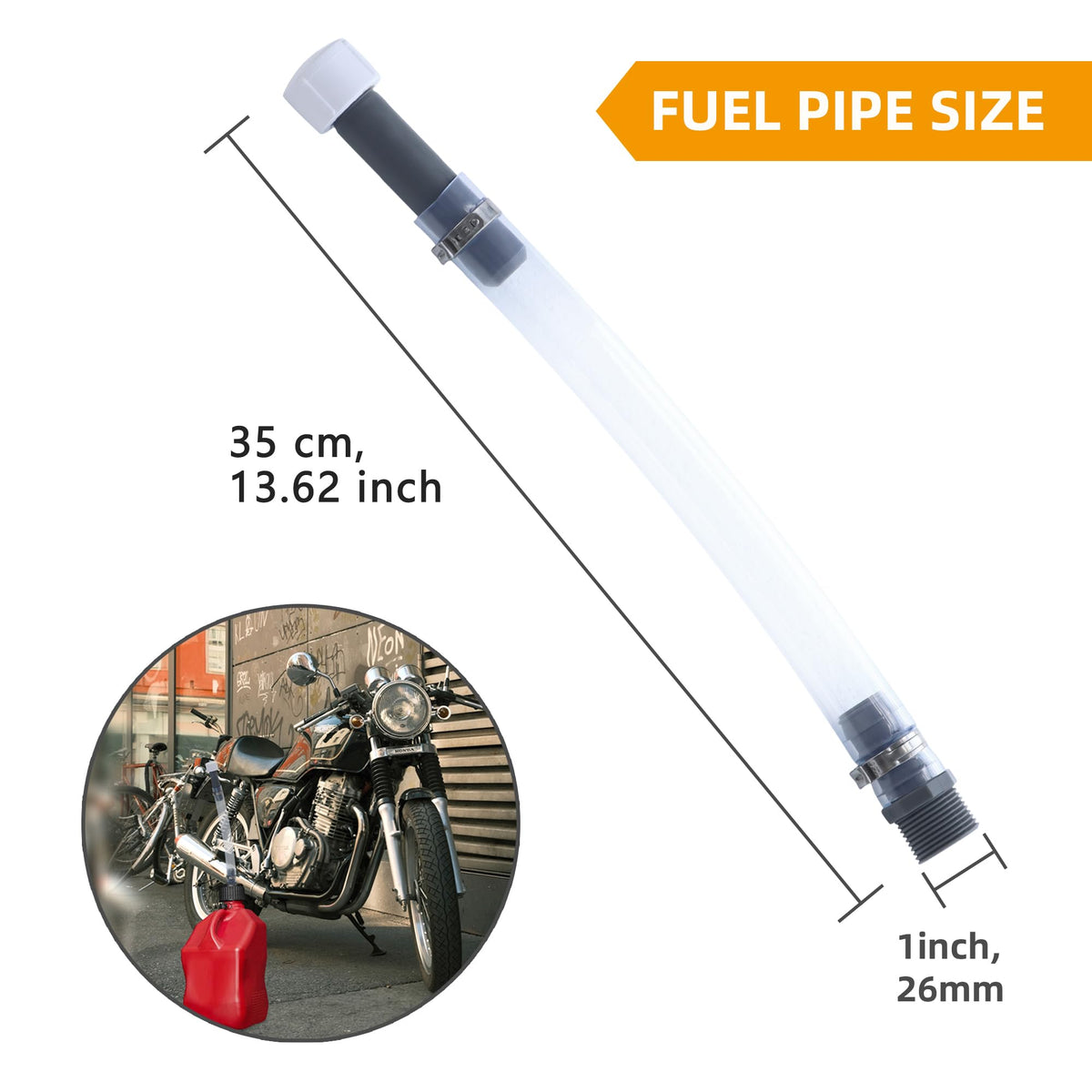 5 Gallon Gas Can Hose Replacement with Filter V672080
