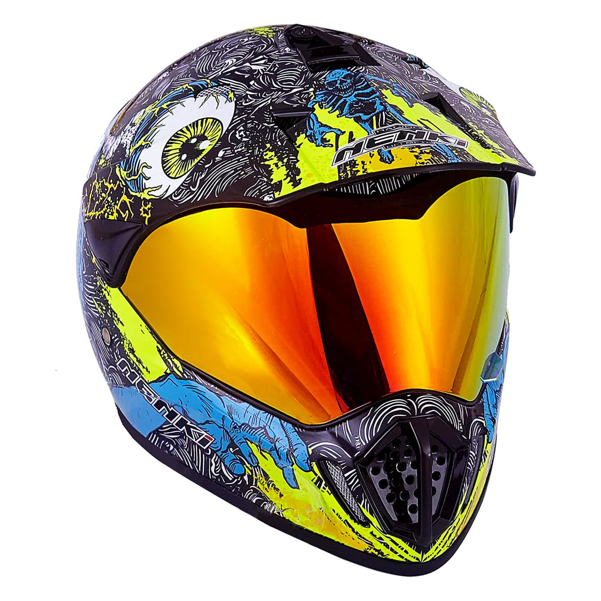 Red Full Face Motocross Helmet W927334