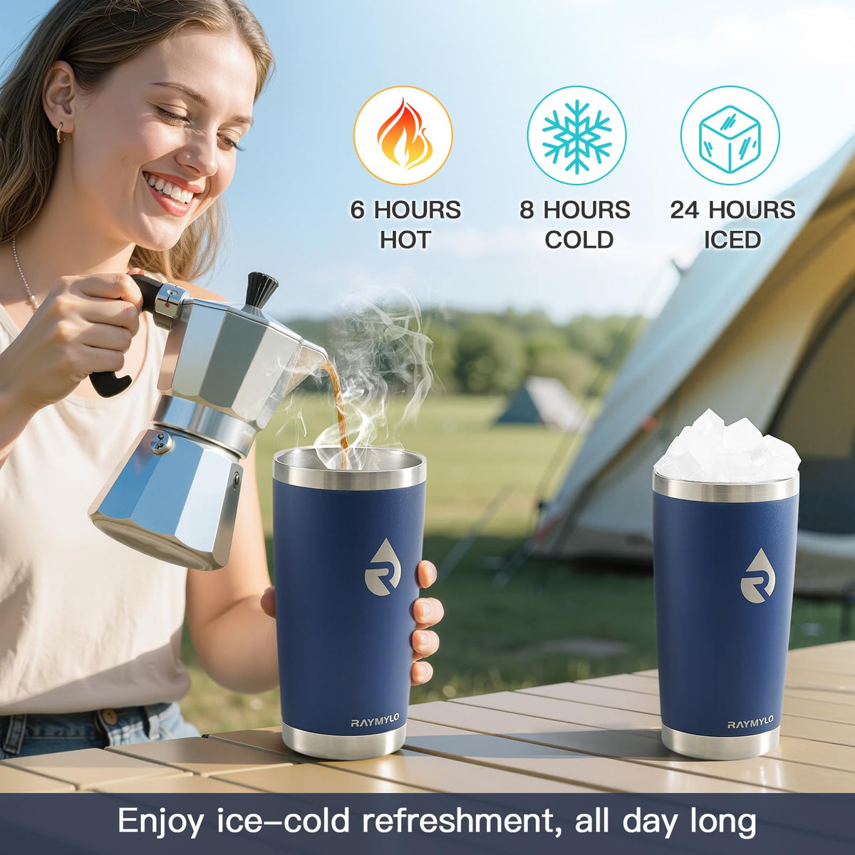 20oz Insulated Travel Coffee Tumbler T847657