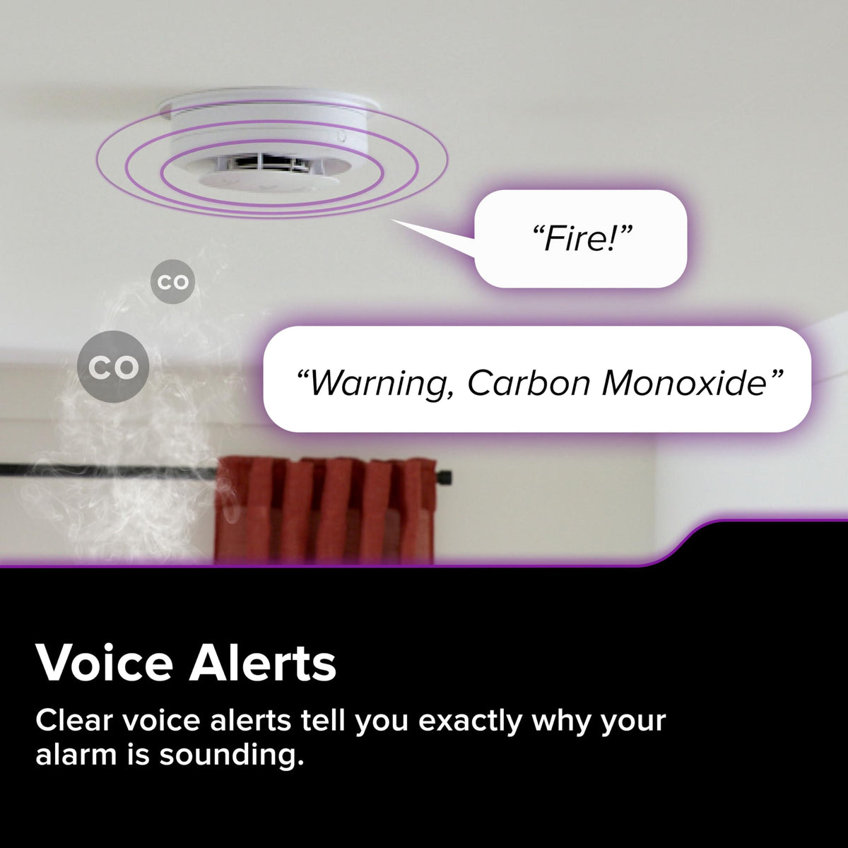 Hardwired Smoke and Carbon Monoxide Detector F813156