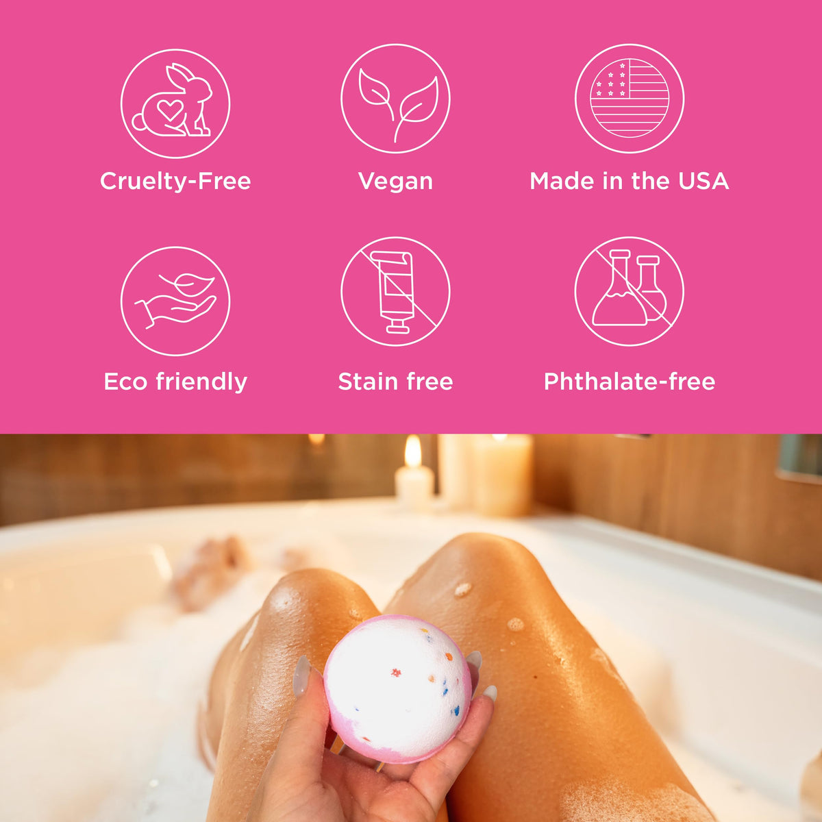 Birthday Cake Bath Bombs 1 Pack F312