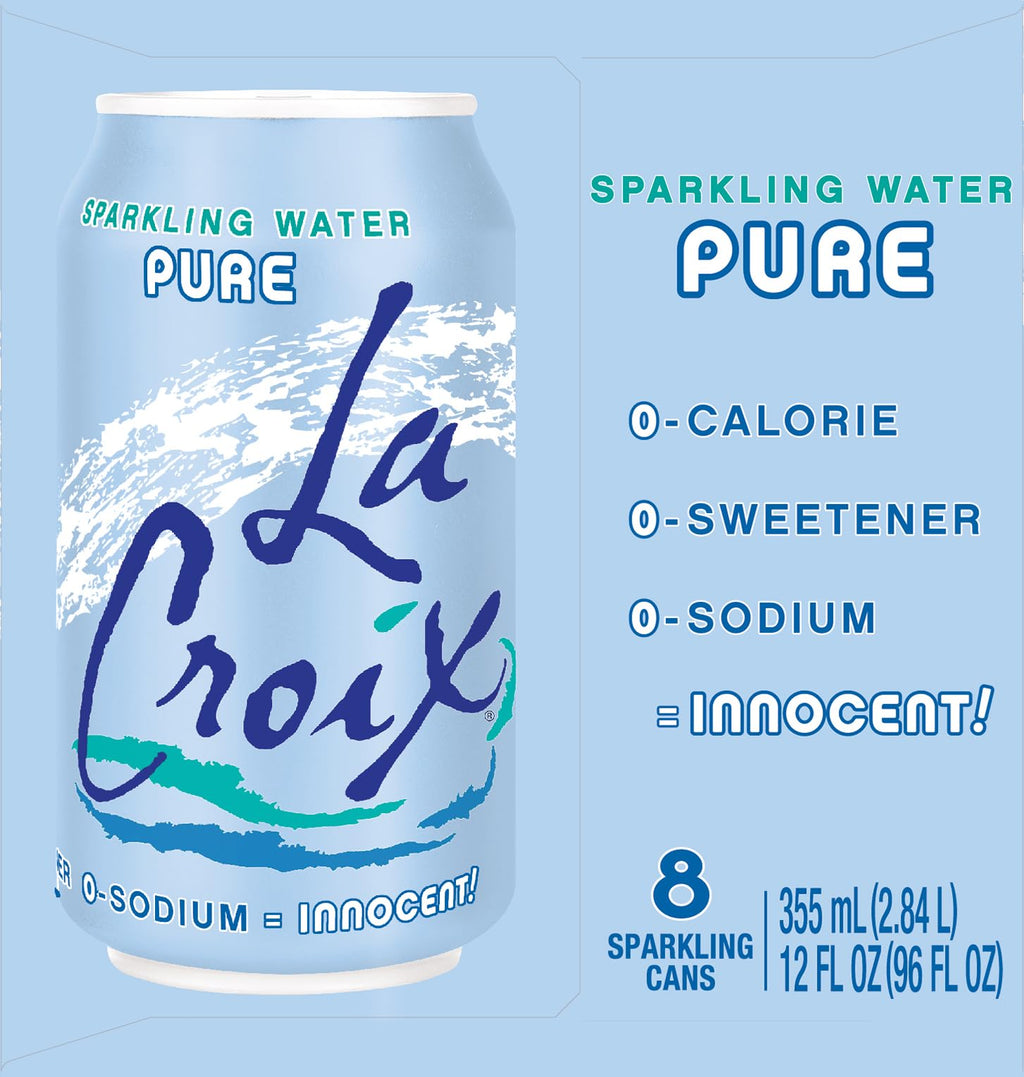 Sparkling Water 12 Fl Oz (pack of 8) I15789