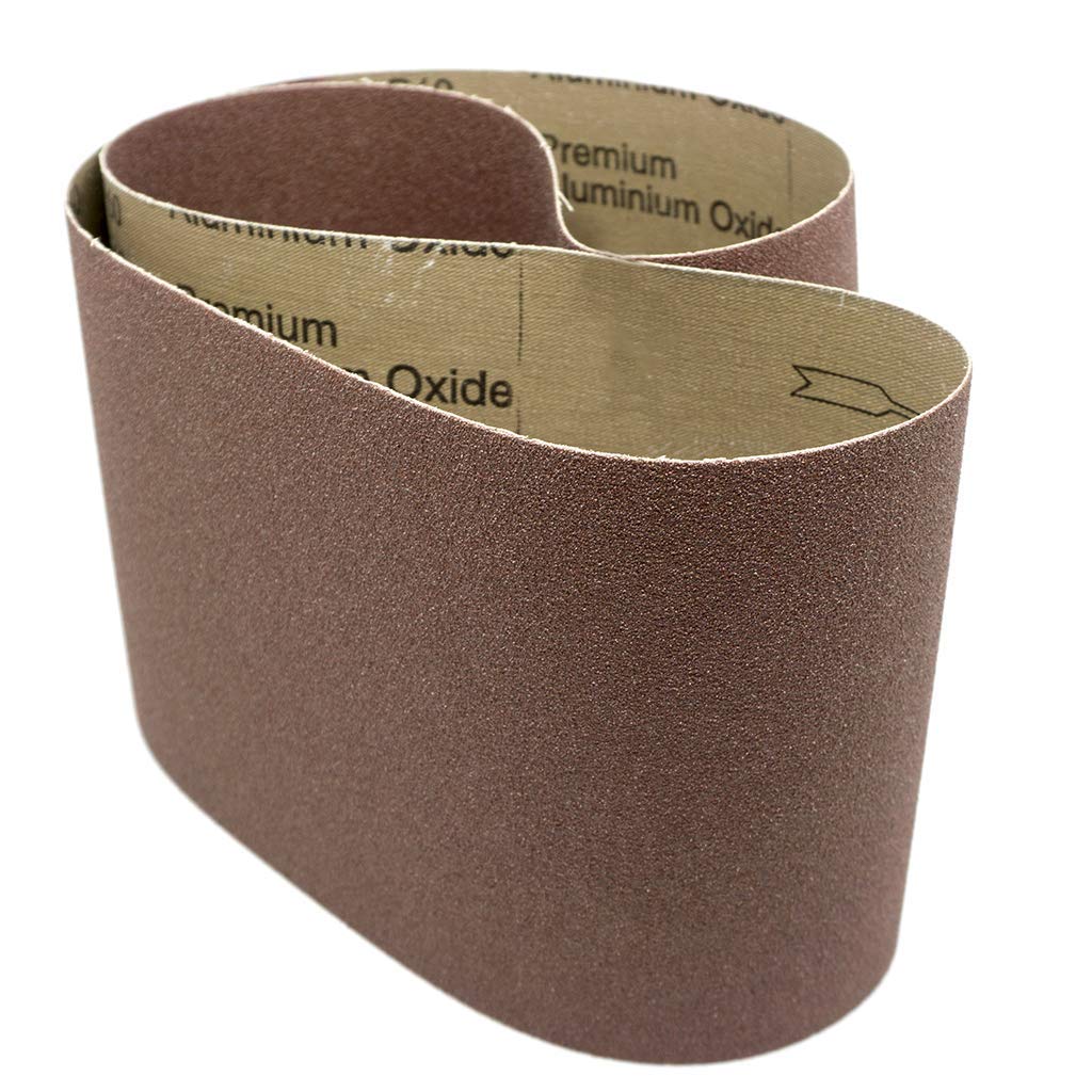 6” x 48” Aluminum Oxide Sanding Belts 120 Grit 2 Pack G96625