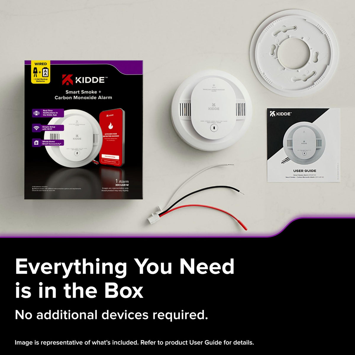 Hardwired Smoke and Carbon Monoxide Detector F813156