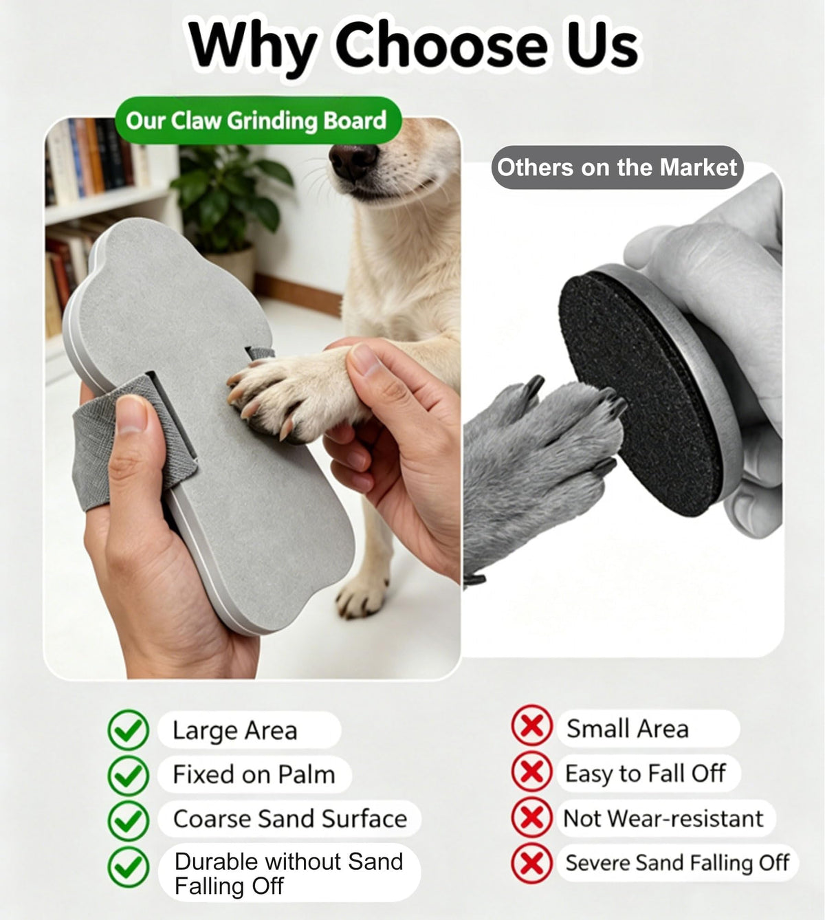 Dog Nail Scratch Board with Hand Strap R833450