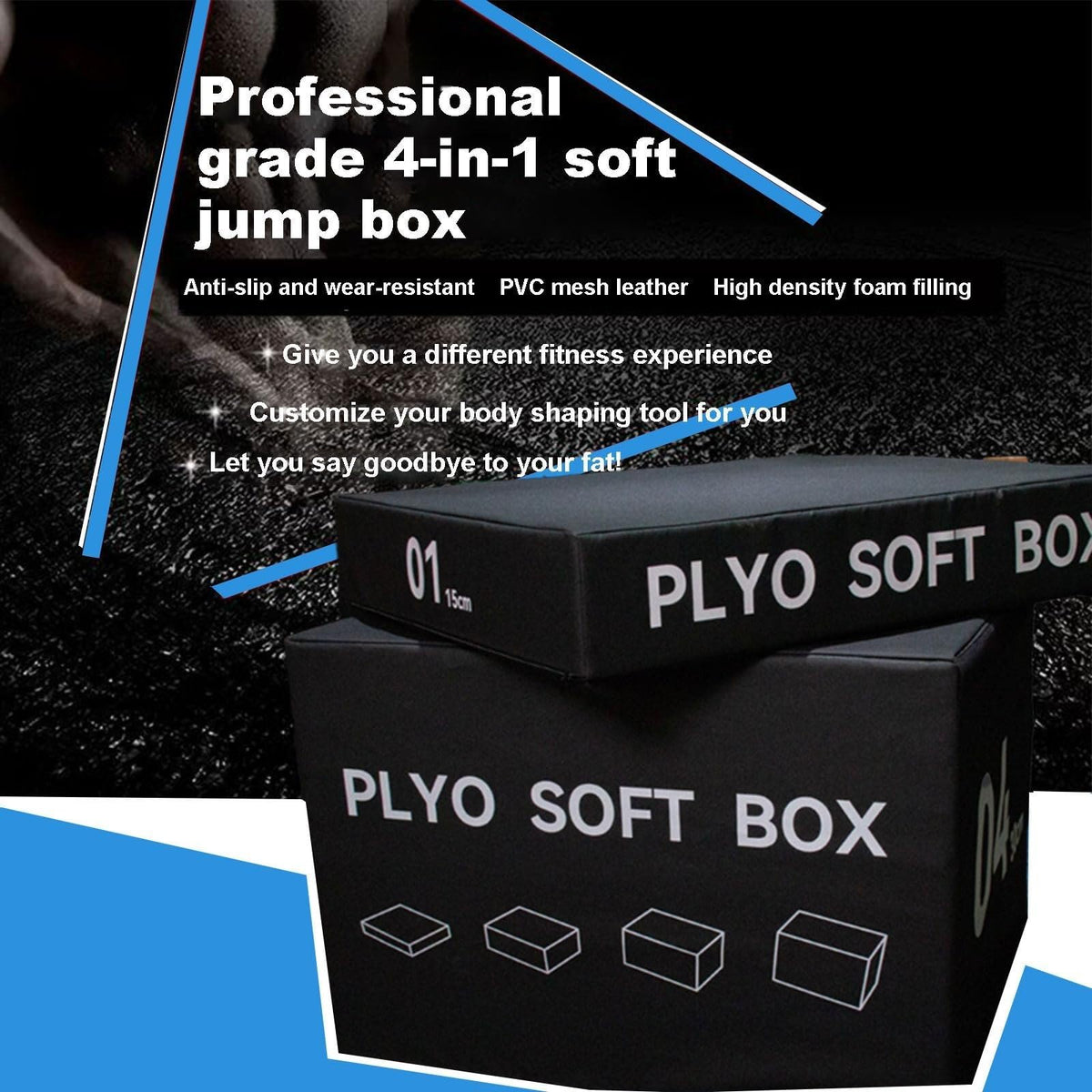 4-in-1 Foam Plyo Box B775723