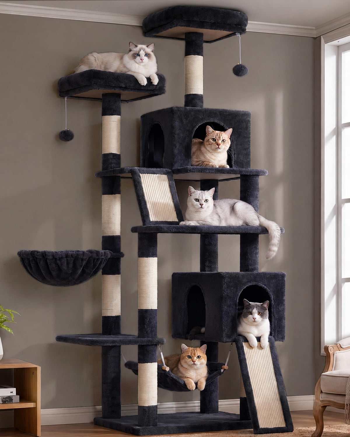 71'' Cat Tree with Scratching Post L3448
