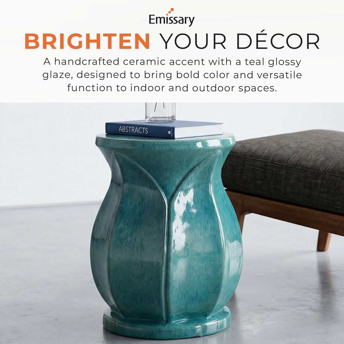 Teal Stool L48679