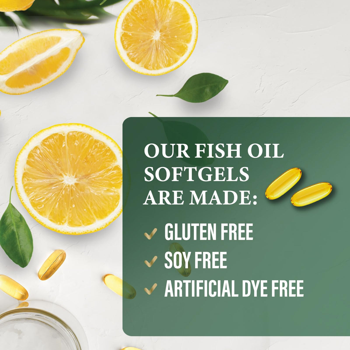 2400mg Omega 3 Fish Oil Softgels Q6236