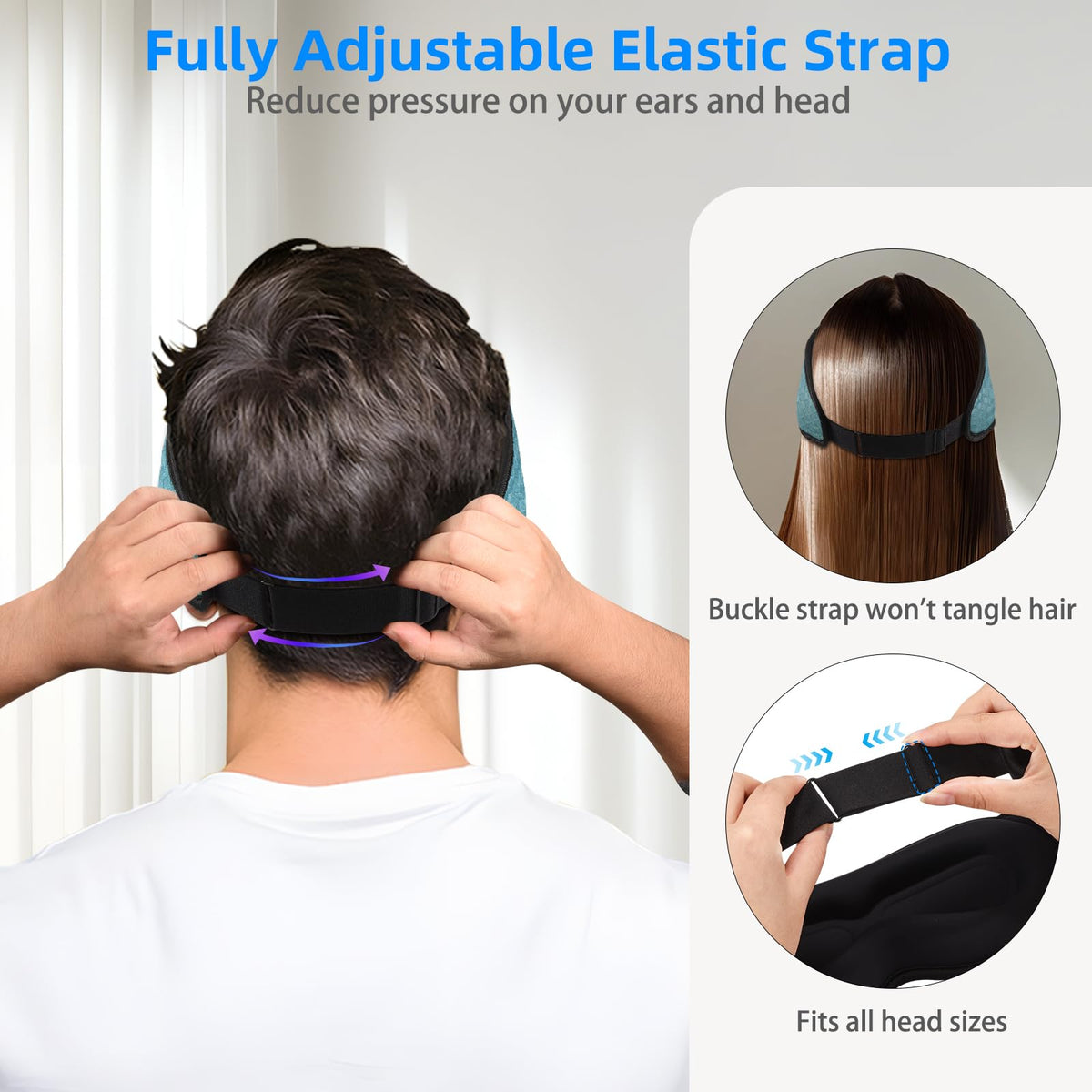 Adjustable Bluetooth 3D Sleep Mask D217994