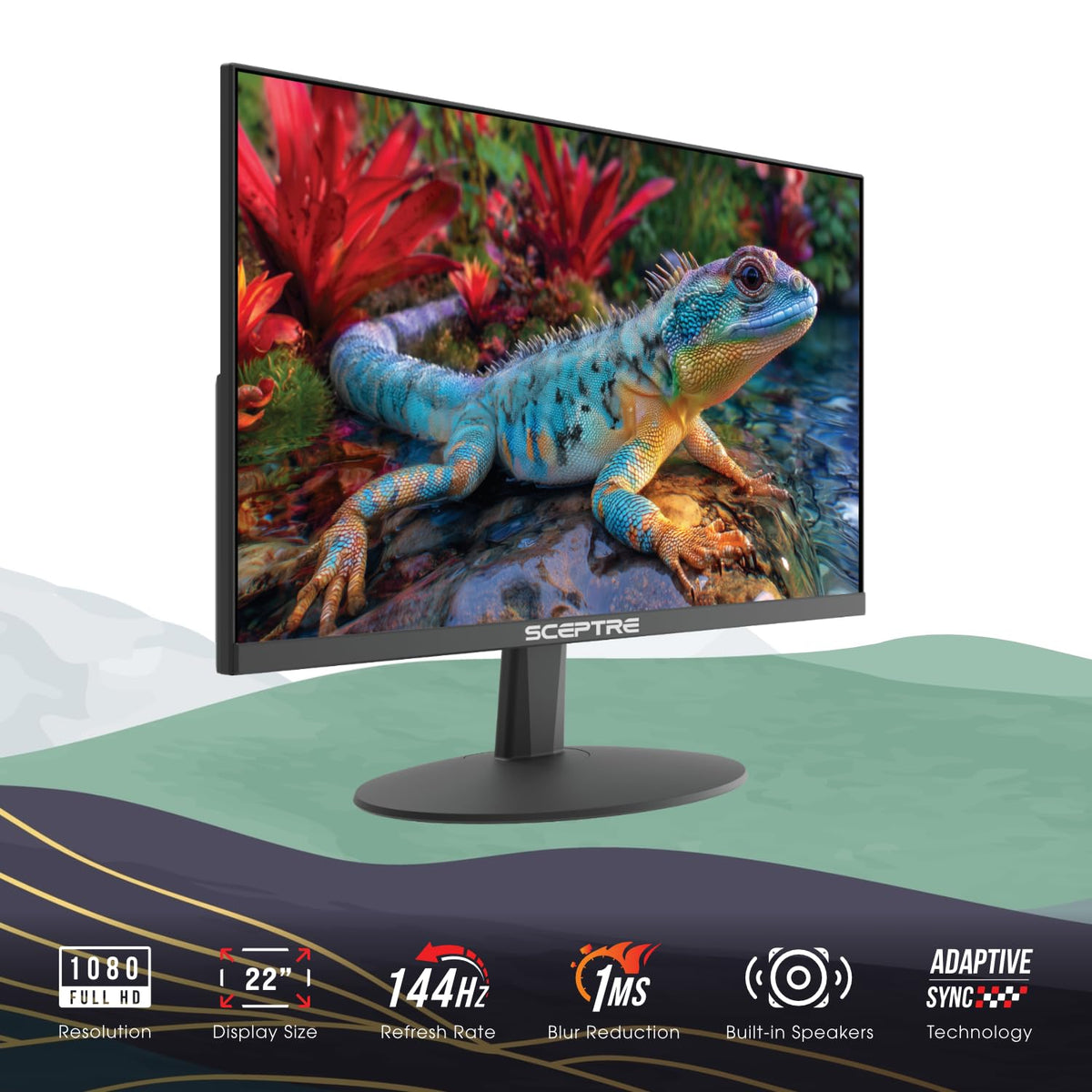 22-Inch Gaming Monitor FHD 1080p 144Hz X88322