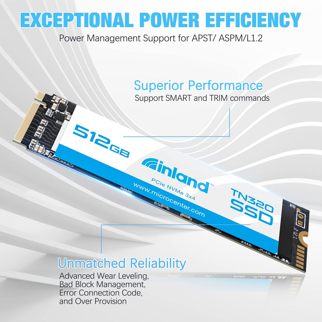 512GB NVMe M.2 PCIe Gen3x4 Internal Solid State Drive SSD G577373