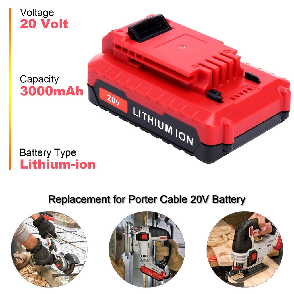2 Pack 20V Max 3.0Ah Lithium Battery R5616